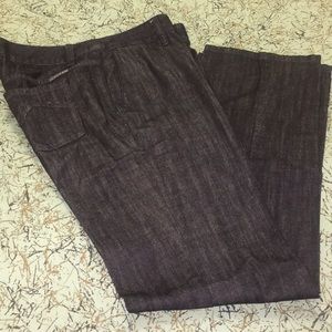 Liz Claiborne jeans/slim bootcut(black)